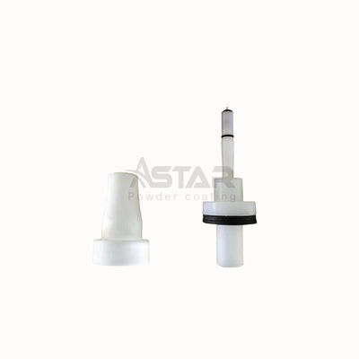 1008257 1008258 রাউন্ড নজল সম্পূর্ণ NS09 পাউডার কোটিং খুচরা যন্ত্রাংশ