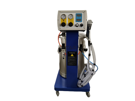 ISO9001 50W ম্যানুয়াল পাউডার আবরণ সরঞ্জাম অ্যালুমিনিয়াম পাউডার পেইন্ট মেশিন AS602
