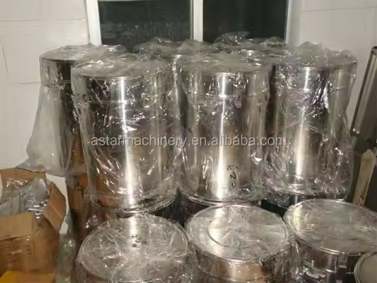 PH150D-24-D স্টেইনলেস স্টীল রাউন্ড হপার পুনর্ব্যবহৃত পাউডার লেপ OEM কাস্টমাইজযোগ্য