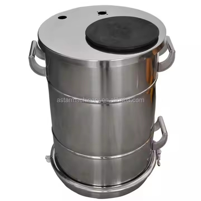 PH150D-24-D স্টেইনলেস স্টীল রাউন্ড হপার পুনর্ব্যবহৃত পাউডার লেপ OEM কাস্টমাইজযোগ্য