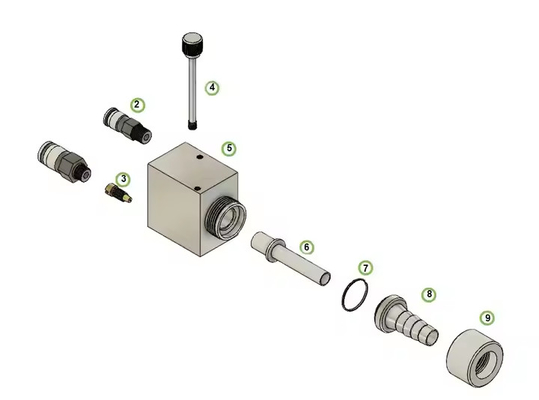 নন OEM AIT60140-85 AIT60140-86 GX8000 ইনজেক্টর GX131 ইলেক্টর স্ট্যাটিক পাউডার লেপ বন্দুকের জন্য