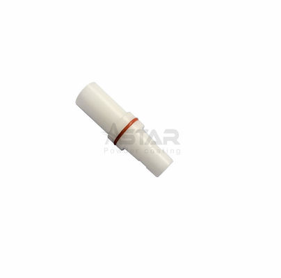 হে রিং সহ 134386 পাউডার লেপ অতিরিক্ত যন্ত্রাংশ PTFE পায়ের পাতার মোজাবিশেষ অ্যাডাপ্টার