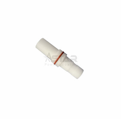 হে রিং সহ 134386 পাউডার লেপ অতিরিক্ত যন্ত্রাংশ PTFE পায়ের পাতার মোজাবিশেষ অ্যাডাপ্টার