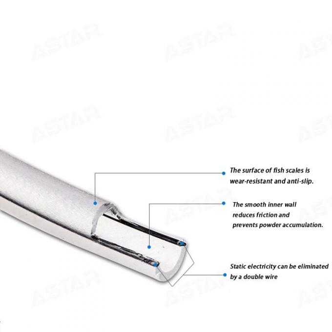 11/16 মিমি 105139 12/18 মিমি 1001674 10/15 মিমি 1001673 পিওই অ্যান্টিস্ট্যাটিক কন্ডাক্টিভ পাউডার হোস OEM কাস্টমাইজযোগ্য 1