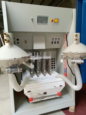 PLC নিয়ন্ত্রণ ইলেক্ট্রোস্ট্যাটিক পাউডার আবরণ লাইন স্বয়ংক্রিয় পুনরুদ্ধার পাউডার সরবরাহ কেন্দ্র