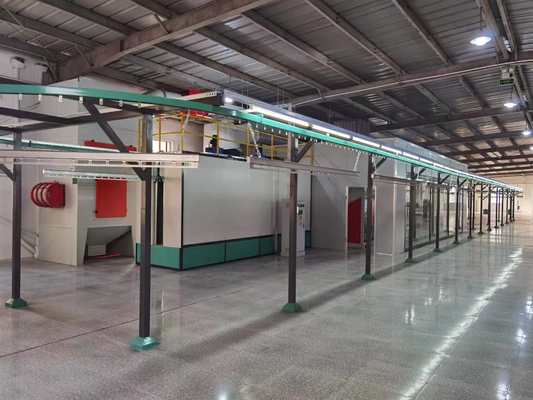কাঠের প্লেট কাঠের আসবাবপত্র Mdf এর জন্য 40m/ঘন্টা স্বয়ংক্রিয় পাউডার লেপ লাইন